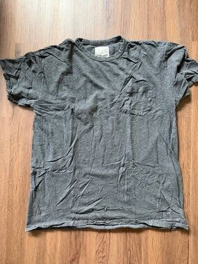 Men's Volcom Pocket Tee in Charcoal